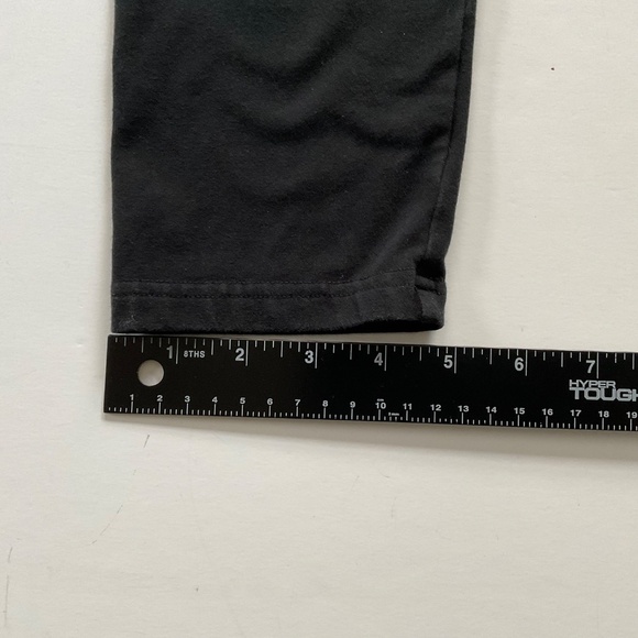 Offline By Aerie Leggings Sz L Black Hi Rise Short Inseam Workout Jogging - Picture 8 of 8
